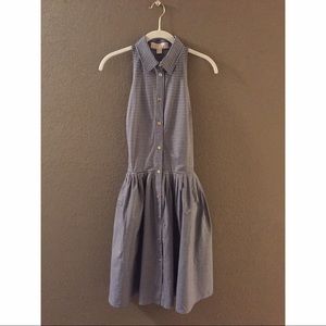 Michael Kors Striped Fit and Flare Dress