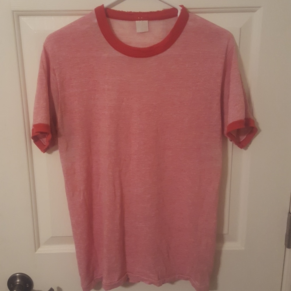 Sold Vintage 70s Super Soft Ringer Tee