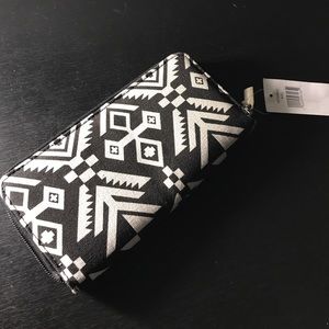 Aztec patterned wallet