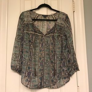 American Eagle Boho Blouse