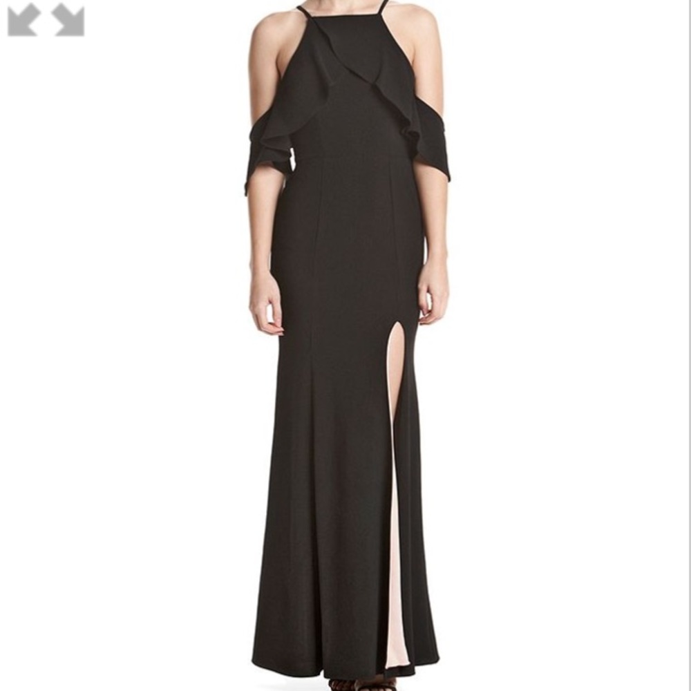 Speechless Off-Shoulder Long Dress - Black
