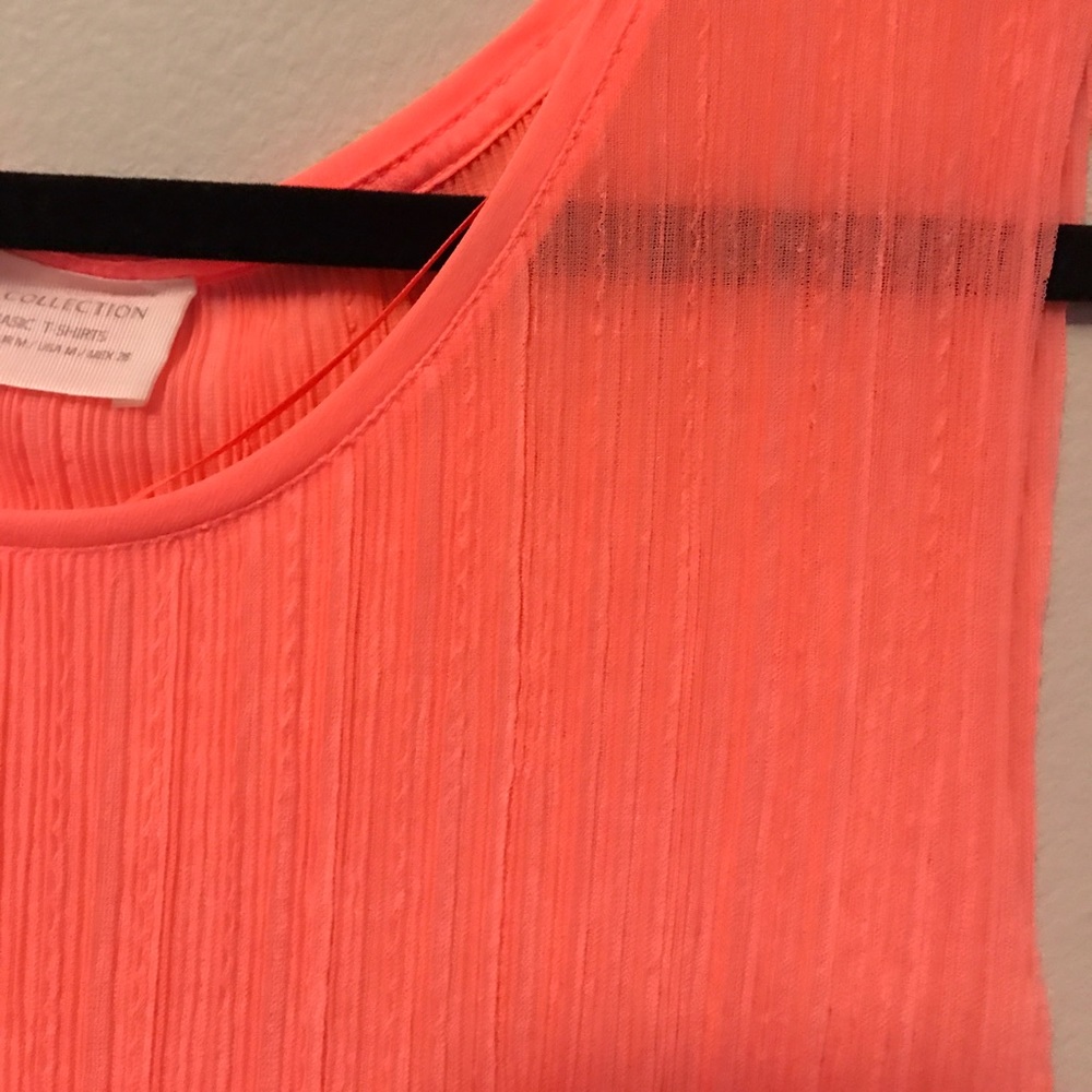 Zara Orange Basic Tank Size Small - image 3