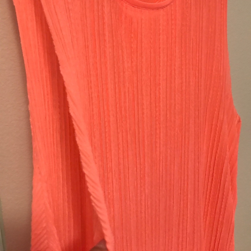 Zara Orange Basic Tank Size Small - image 4