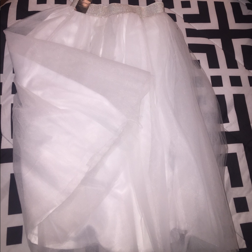 White Tulle skirt