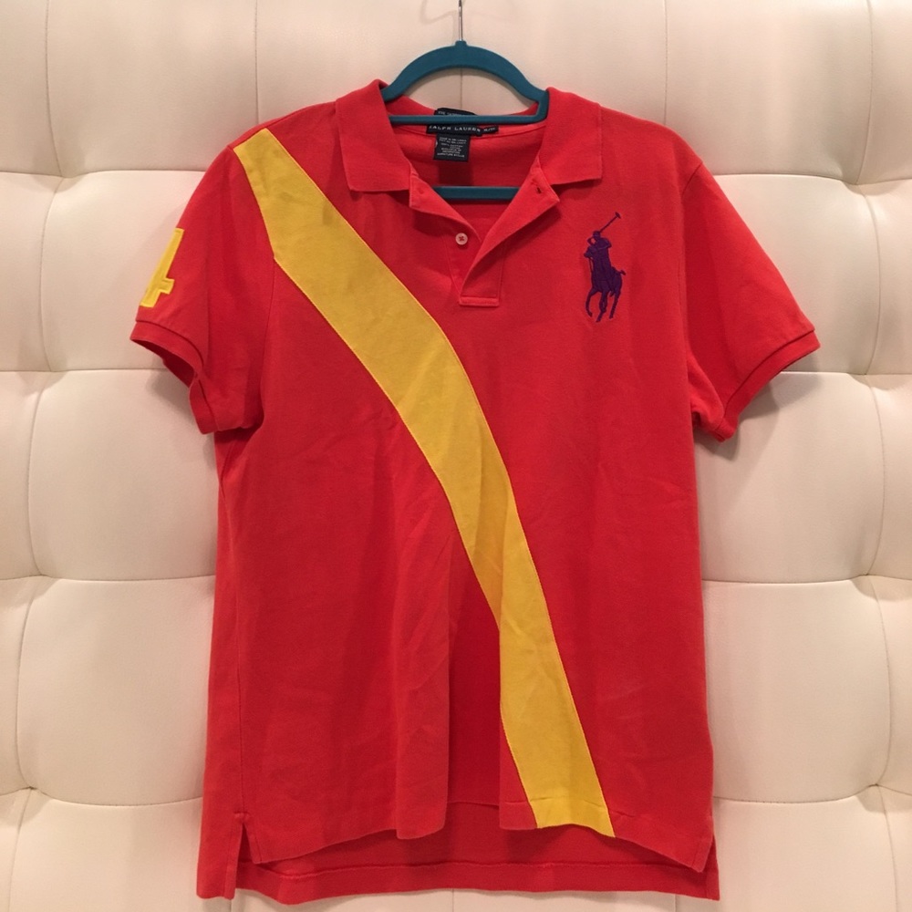 Ralph Lauren coral polo