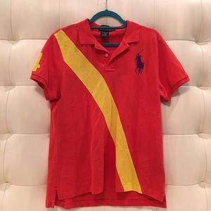 Ralph Lauren coral polo