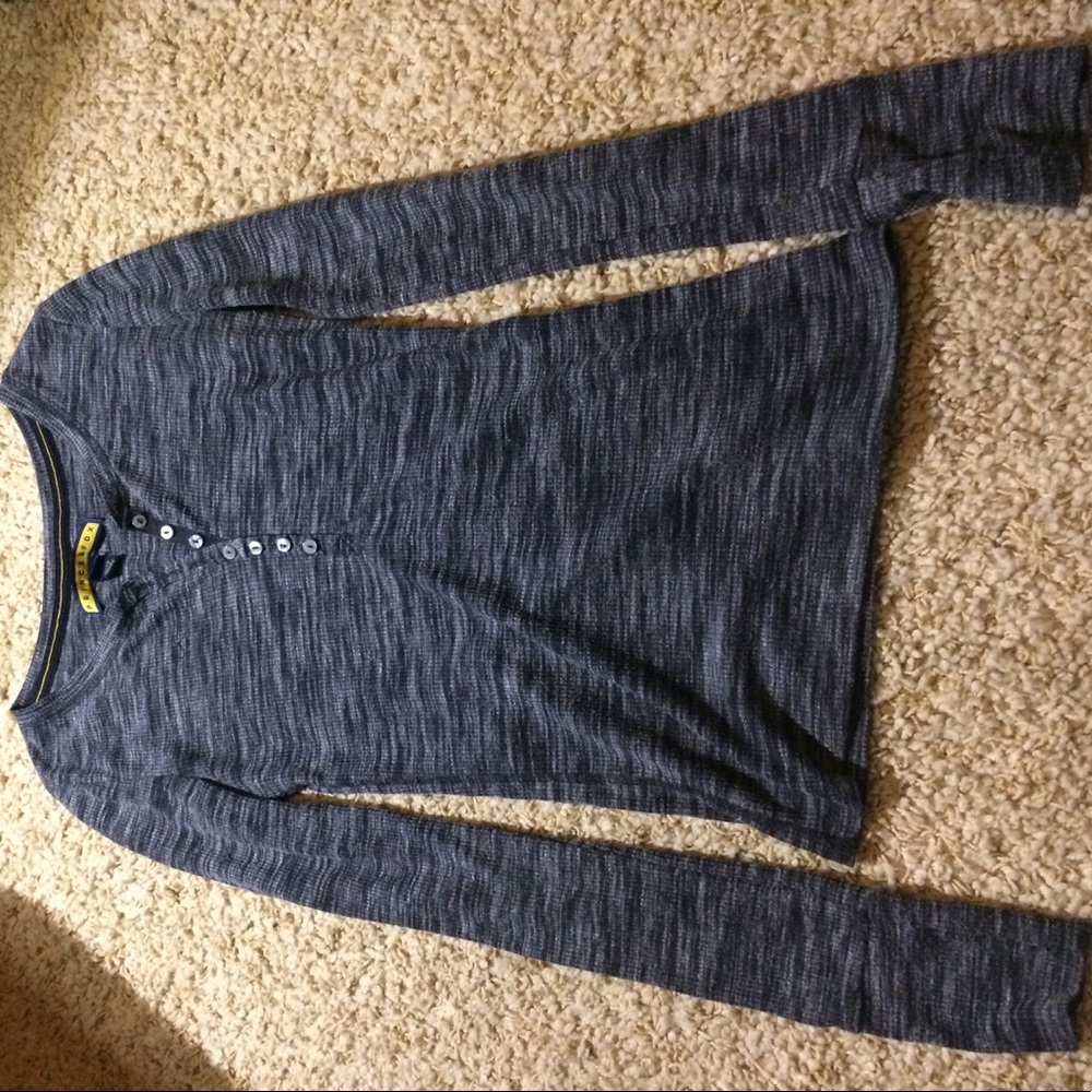 Salt & pepper long sleeve shirt