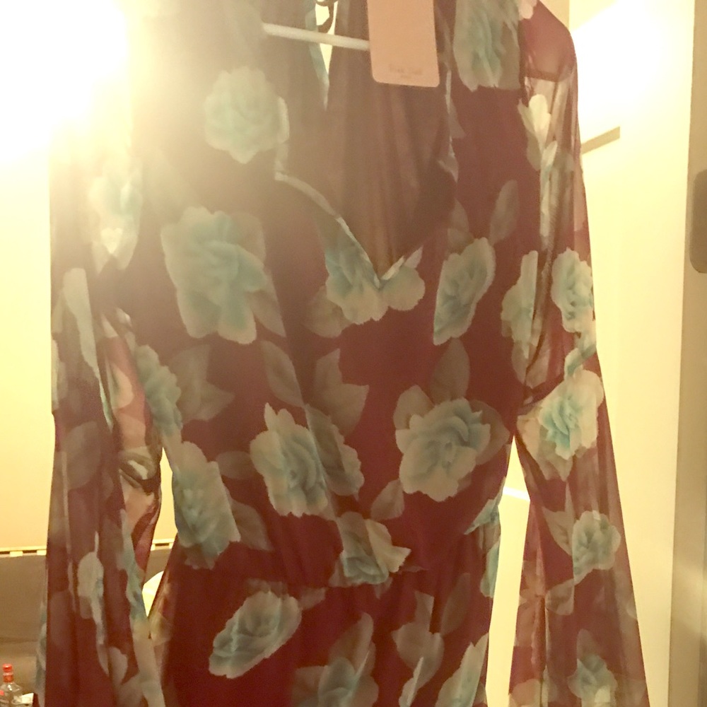 🌻$5 if added to Bundle.* Pink Owl Sleeve Dress