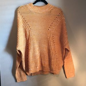 YELLOW KNITTED SWEATER