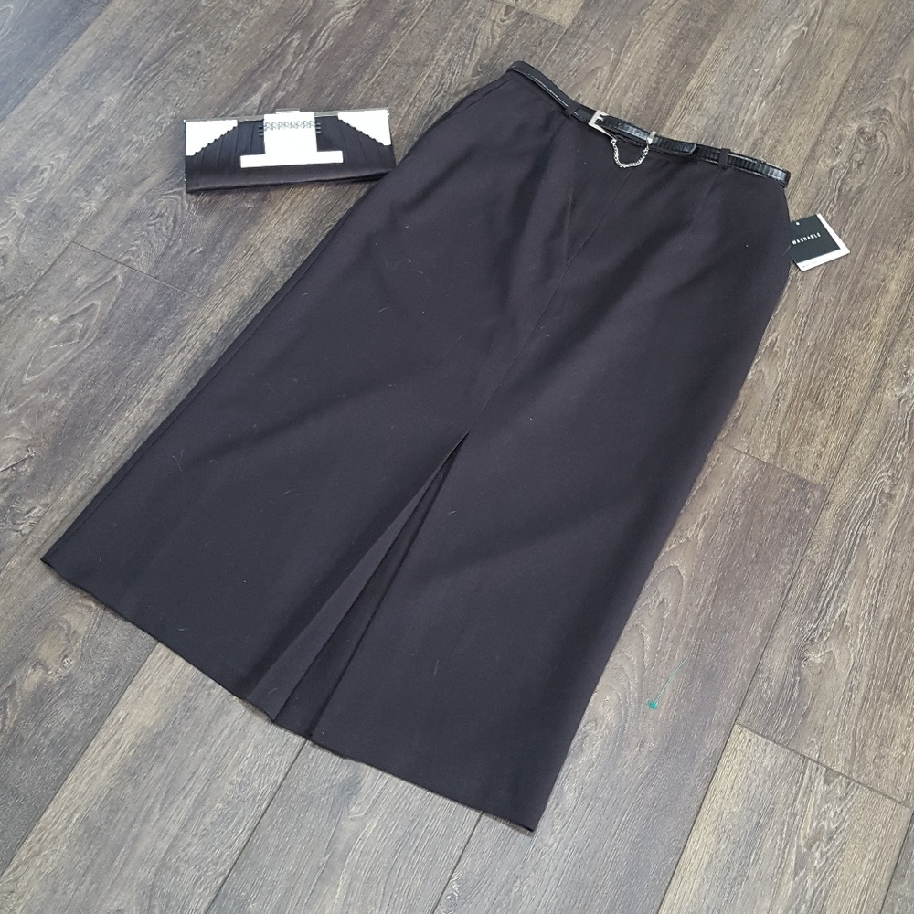 Sag Harbor Black Skirt - Size 14 NWT
