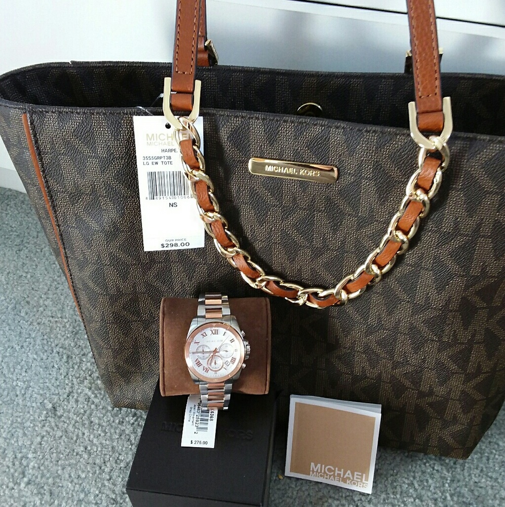 Bundle Micheal Kors Bag and Watch for Men