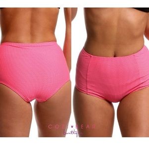 High wasted swim bottoms