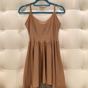 American Apparel nude figure skater dress