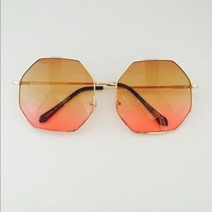 Oversized thin glasses