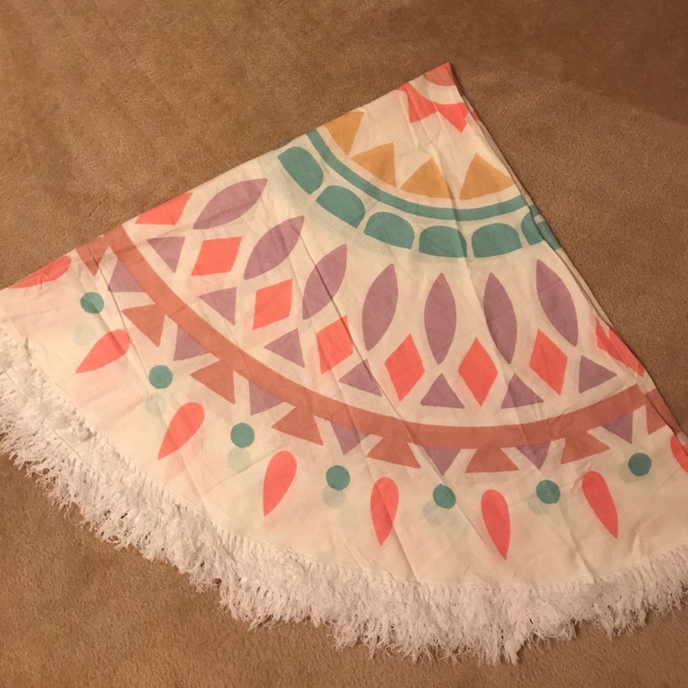 Oversized Round Beach Towel