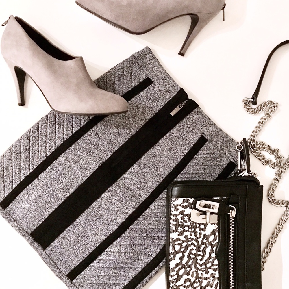 Stretta Bandage Skirt | 'Sadie' Heather Gray Mini