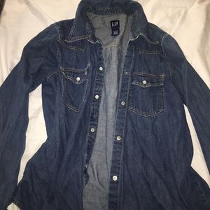 Denim longsleeve shirt