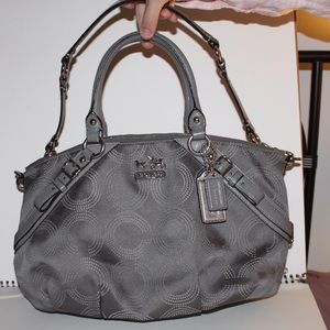 Coach Satchel - VGUC - grey