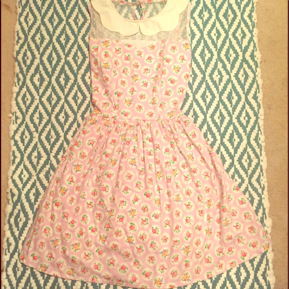 Pink Floral Bonne Chance Collections Dress