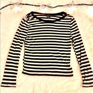 Striped long sleeve shirt