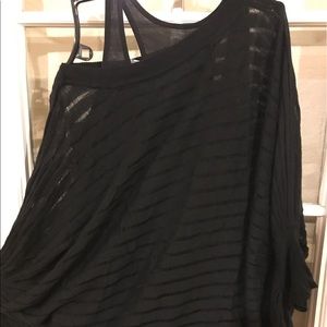 Black one shoulder off top