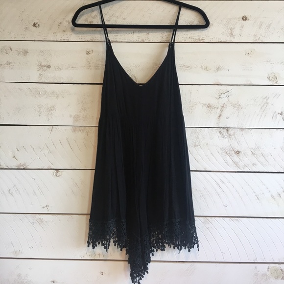 Urban Outfitters Dresses & Skirts - Crochet trim romper