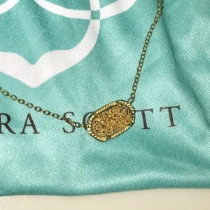 Kendra Scott Gold Druzy Elisa