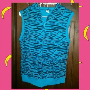 Wet Seal neon blue vest