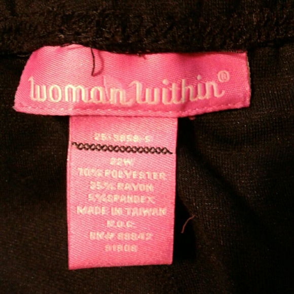 Woman Within Plus Size Black Dress Pant - Picture 5 of 5