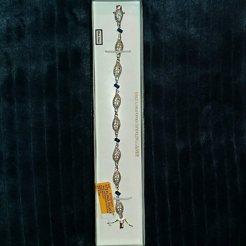 18k Gold over Sterling Silver bracelet