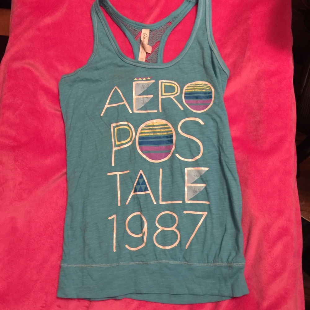 Women's Aeropostale lace back tank. XS