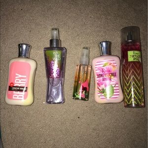 Bath and Body Works Lotion and Perfume