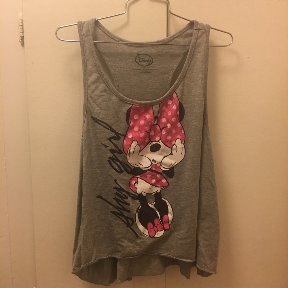 Minnie Mouse "shy girl" Tank Top