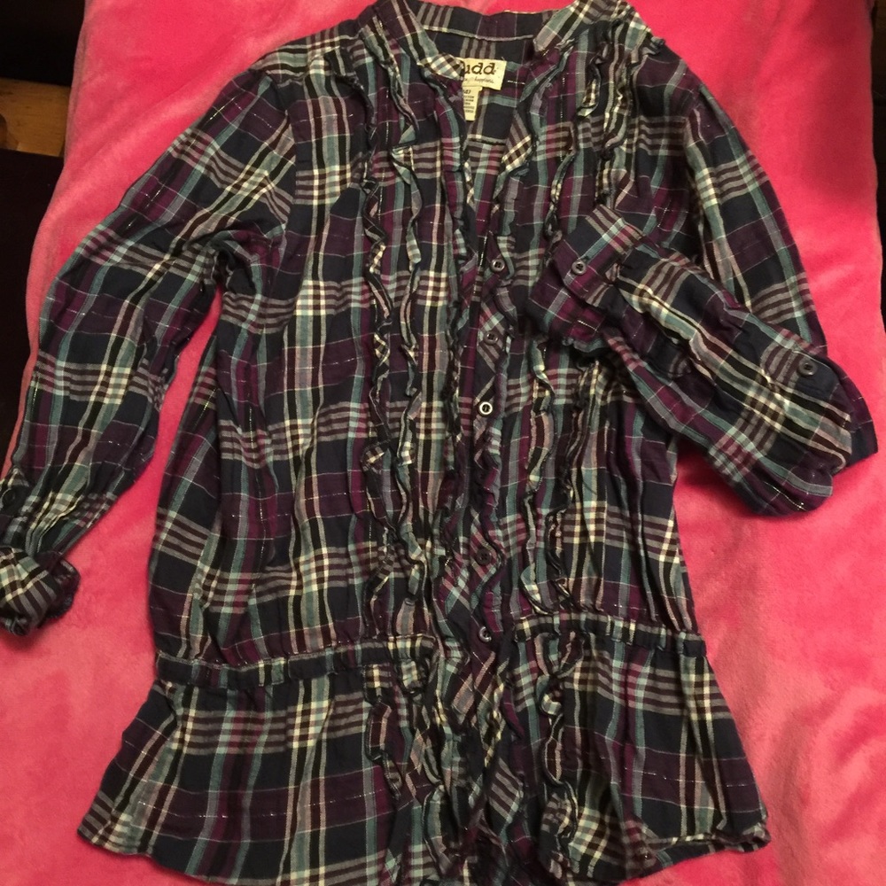 Girls Mudd long sleeve shirt. Size L