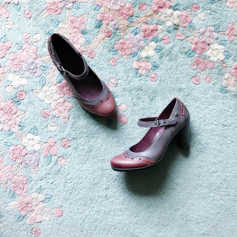 NWOT Pikolinos Verona 100% leather Mary Jane heels