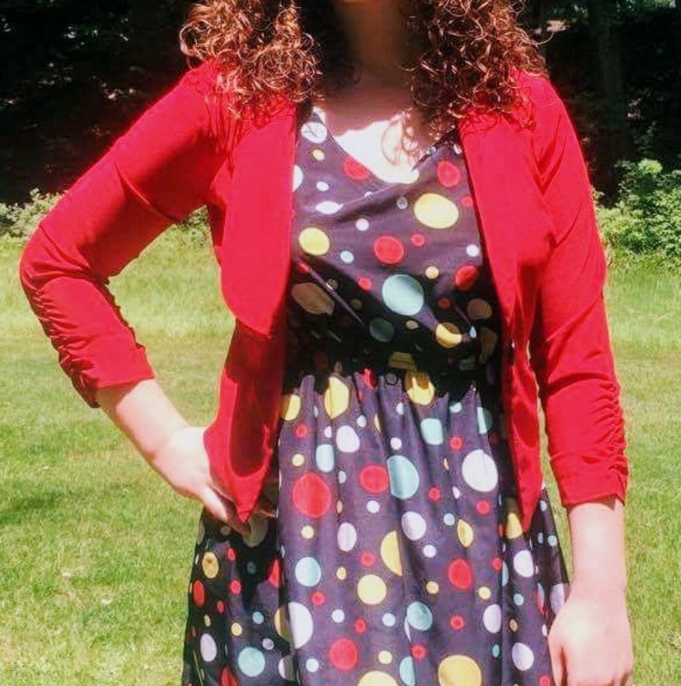 Rue 21 Red Stretch Blazer w/ Button