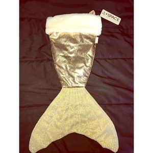 L*Space Gold Mermaid Christmas Stockings