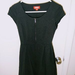 Kirna Zabete Grey Skater Dress