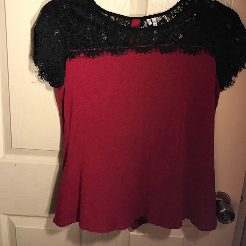 Maurice's lace collar shirt