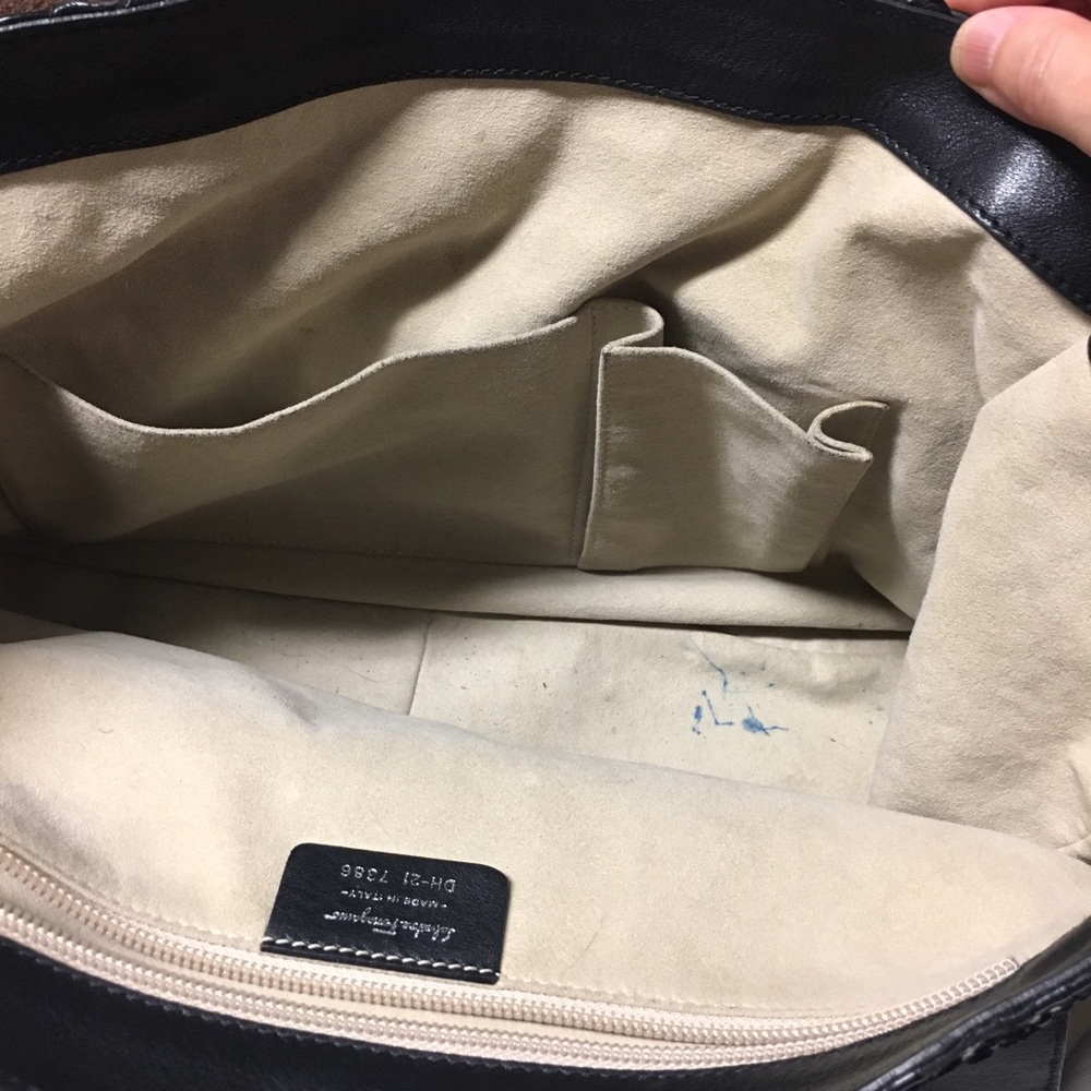 FERRAGAMO • Genuine Python Shoulder Bag - Picture 8 of 8