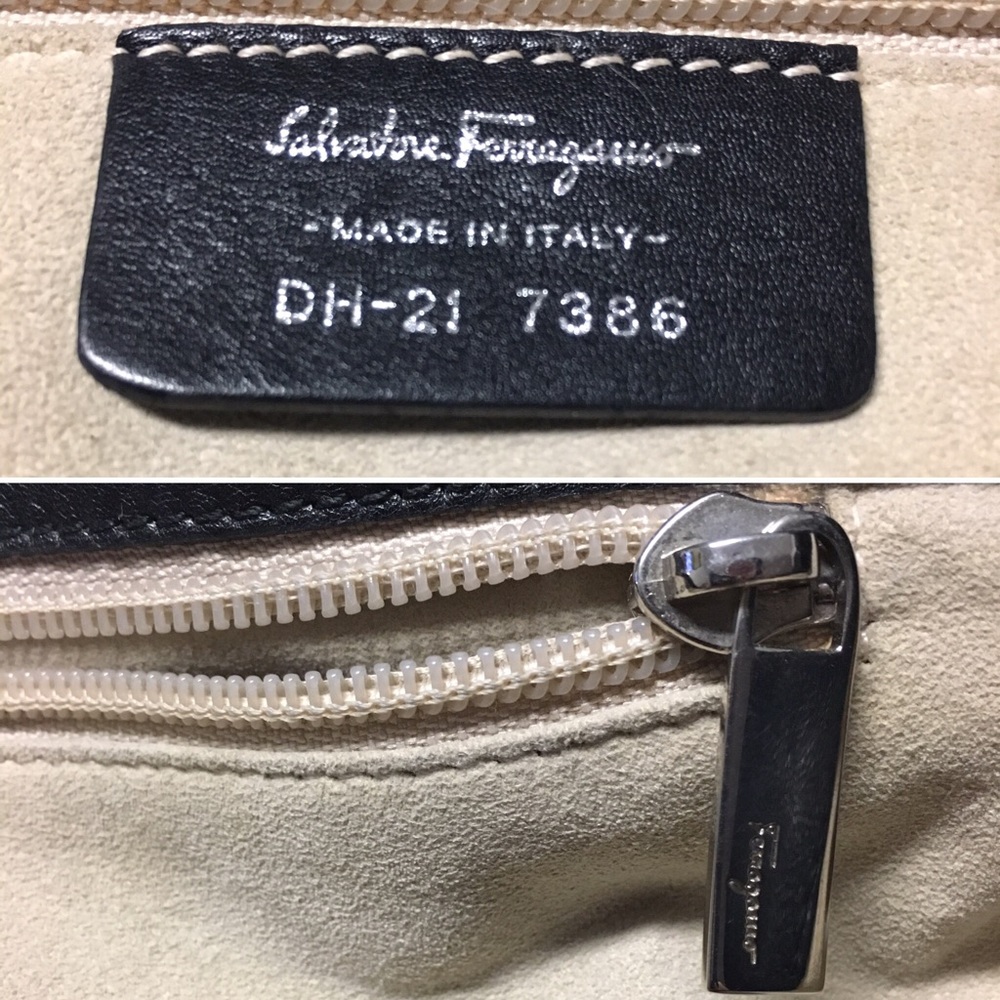 FERRAGAMO • Genuine Python Shoulder Bag - Picture 5 of 8