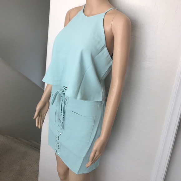 ✨✨Mint Top and Skirt set - Picture 6 of 8