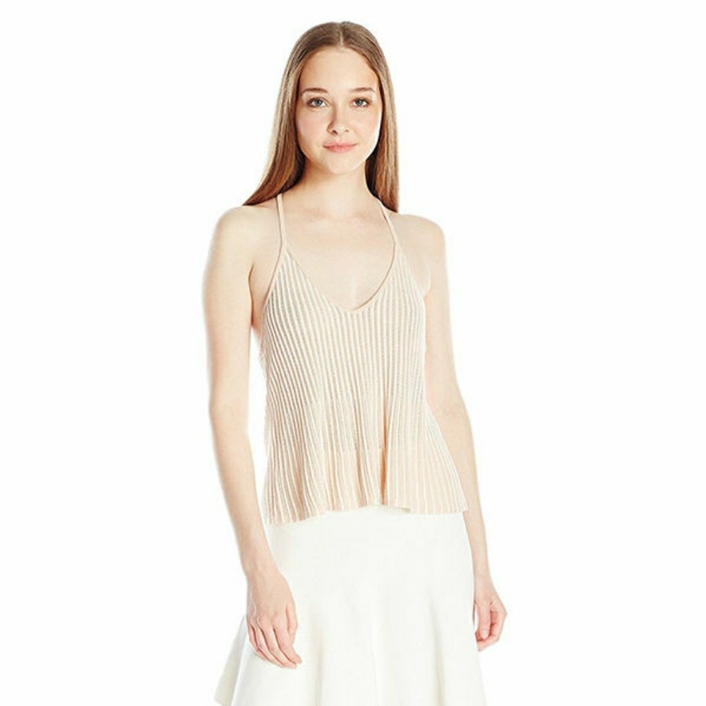 NWT BCBGMaxAzaria Emalynn Pointelle Tank