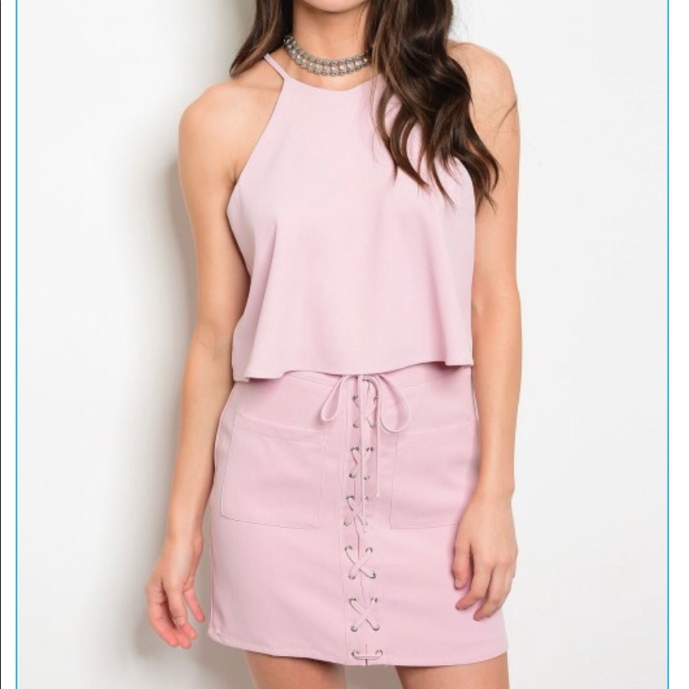 ✨✨✨Dusty pink Top and skirt set