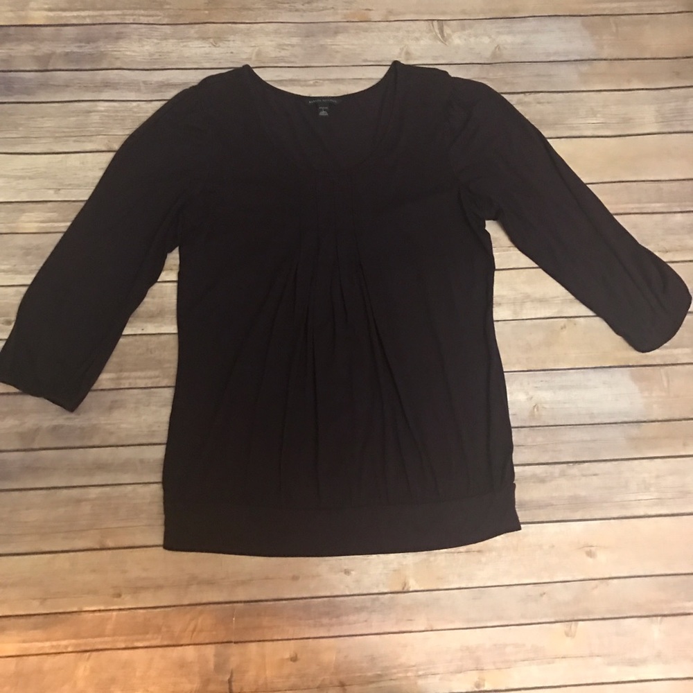Banana republic Large L Purple 3/4 Sleeve Blouse