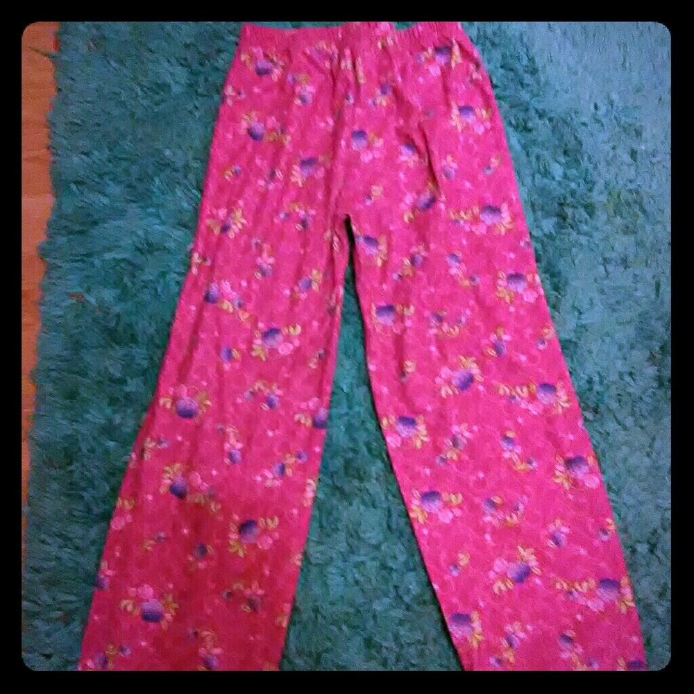 Pink pajamas