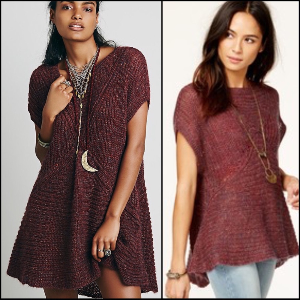 FREE PEOPLE $128 Tatiana Boxy Knit Top Sweater - Picture 6 of 8