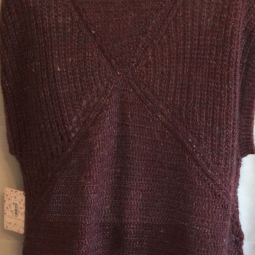 FREE PEOPLE $128 Tatiana Boxy Knit Top Sweater - Picture 8 of 8