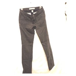 Delia's grey/black striped pants (juniors)