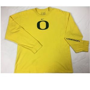 Nike Oregon Ducks Classic Long Sleeve Shirt size L